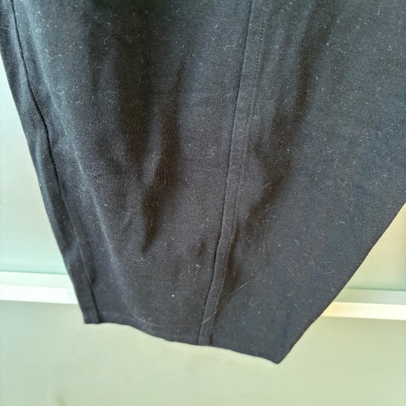 Eileen Fisher | Organic Cotton R Lantern Ankle Length Pant In Black M - Picture 5 of 5